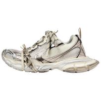 Balenciaga 3XL Mesh, Leather Low top Chunky Sneakers Women's Champagne 734731W3XL59110 36