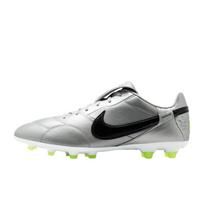 Nike Premier 3 Low FG Metallic Silver Volt Unisex Cleats Grey Black HM0265-004 40