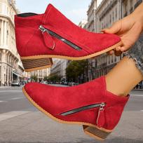 Women Ankle Boots  Autumn Low Heels Boots Platform Sexy Ladies Khaki Pumps Shoes  New Winter Womens Boots 36