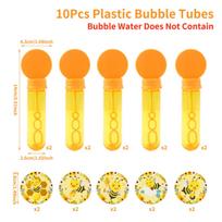 Little Honey Bee Sticker Bubble Tube Little Bee Theme Birthday Party Decor Kids Favors Gift Bubble Bottle Baby Shower Supplies