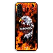 Dėklas Samsung Galaxy A57 Harley Davidson ugnies erelis Maniacase juoda