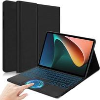 Dėklas Xiaomi Pad 6/6 Pro su nuimama anglų kalbos jutiklinio lietimui jautria klaviatūra juoda