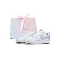 Nike Court Borough Low top Skateboard Shoes Women's Blue DV5456-104(Team2086-) 35.5