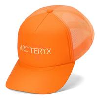Arcteryx Priekinis raidžių spaudos dizainas Poliesterio snapelis Poros stiliaus Unisex kepurės Ugnies oranžinė X000009488VERVE L-XL orange