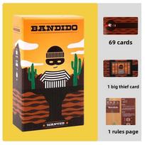 Bandido Cooperative Card Game For Family And Friends Indoor Entertainment Bandido orange