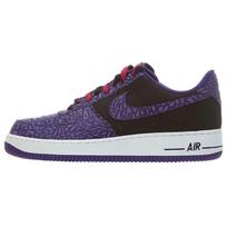 Nike Air Force 1 Crackled Men Sneakers Purple Black Court-Purple 488298-025 43 black
