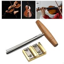 Acoustic Guitar And Violin Peg Hole Reamer Kit with Wood Handle gold brown
