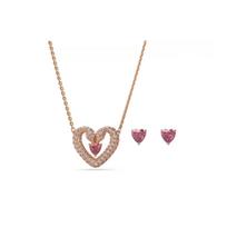 Swarovski Sublima Una Širdelės Rinkinys Imituoto Kristalo Karoliai Moteriški karoliai Auksiniai 5662884 Box (Random Color) beige