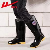 Warrior Unisex High-Tube PVC Rain Boots 42