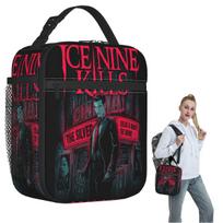 Ice Nine Kills The Silver Scream By Grave Insulated Lunch Bag for Women Children Portable Food Boxes Thermal Lunch Box Tote One Size black