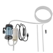 Electric Fish Tank Feces Suction Pump 280GPH Dirt Waste Remover  Fish Tank Cleaning 2M juoda