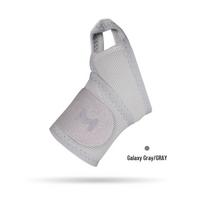 Unisex plonas riešo įtvaras sportui, patempimams ir sausgyslių patempimams - sugeriantis prakaitą badmintono ir teniso žaidėjams One Size gray