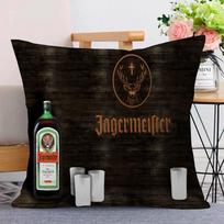 J-Jagermeisters Pagalvės Dovana Namų Biuro Dekoras Miegamojo Sofos Automobilio Pagalvės Užvalkalas dėklas 45x45 12x12Inch white