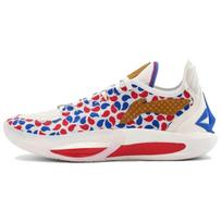 Li Ning JB3 Cushioning, Wear Resistant Low top Basketball Shoes Unisex White Blue Red ABAU107-44 40