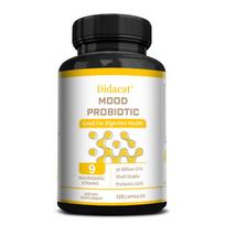 Nuotaikos probiotikai 30 mlrd. KSV, su prebiotikais, palaiko nuotaiką ir virškinimą, 120 kapsulių 120 Capsules