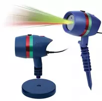 Lazerinis projektorius su šventiniais raštais