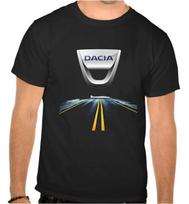 Dacia Autobahn Car Logo Black T-Shirt -1122 S