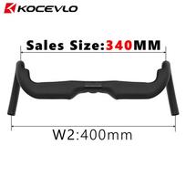KOCEVLO Carbon Gravel Handlebar Light Bent Racing Bicycle Internal cables road handlebar 340/360/380/400mm 340-400MM