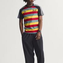 Adidas Originals Bob Marley Originals dryžuoti marškinėliai JY5212 XS gray