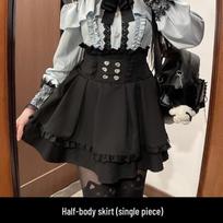 Sweetheart Japanese Style Lace Off-Shoulder Top & High-Waisted Slim Skirt Set Medium