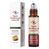 Castor Oil and Frankincense Oil Eye Roll-On Essential Oil, Eye Roll-On Serum