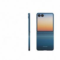 PITAKA anglies pluošto dėklas Samsung Z Fold 8 Flip Kevlar belaidžio įkrovimo galinio dangtelio dėklui SAMSUNG Z FOLD 8 FLIP 1PC&For Z Fold 8 Flip oranžinė