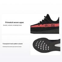 Adidas „Yeezy Boost 350 V2 Kids“, raudoni vaikiški sportbačiai, juodi, juodi HP6591 28 black