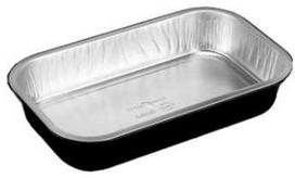 Aliuminio indas Ready2Cook 26,5x16,2x4,7 cm 1400 ml, juodas