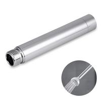 Shower Arm Extension, Shower Head Extender Water Lowers Existing Shower Head, Brushed Finish Made Of Solid Metal One Size