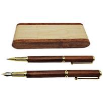 Wood Gel Ink Pen Fountain Pen Set Signature Pen Gel Pen Set Business Pen Writing Pen Office School Supplies 1