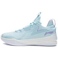LiNing Flash 2.0 Abrasion Resistant Breathable Low Top Basketball Shoes Men's Light Ice Blue ABAS099-5 43
