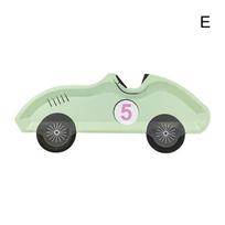 10 vnt. lenktyninio automobilio vienkartiniai indai Berniukų gimtadienio vakarėlio reikmenys Animacinio automobilio formos popieriniai lėkštės Laimingo gimtadienio vakarėlio dekoras as the picture