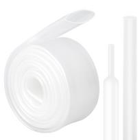 2:1 Heat Shrink Tube Waterproof Heat Shrink Tubing Insulation Cable Sleeve Wiring Accessories Transparent Heat Shrink Tubing Kit 1.0MM&2M(1Roll) skaidri