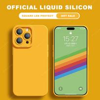 Liquid Silicone Phone Case For iPhone 16E 14 15 16 Plus 12 11 13 Pro Max Mini X XR XS MAX Lanyard Hand Wrist Strap Soft Cover For iPhone 16E beige