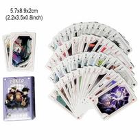 Jujutsu Kaisen playing Poker cards board games Anime Itadori Yuji child kids toys Children toy deck card game set Megumi Satoru gray