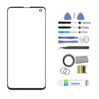 Pakaitinis priekinio stiklo ekrano remonto rinkinys, skirtas Samsung Galaxy S10 SM-G973F G973 for Galaxy S10