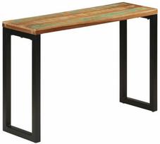Konsolinis staliukas, 110x35x75cm, perdirbtos medienos masyvas