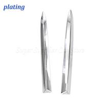 735455041 735455042 For FIAT 500 2008 2009 2010 2011 2012 2013 2014 2015 Car Front Bumper Upper Grill Molding Trim A Pair New Pair electroplating