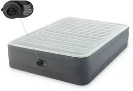 INTEX pripučiamas čiužinys 203x152x46 cm su integruota elektrine pompa 64906ND