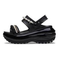 Crocs EVA Classic Perliniu Dirželiu Basutės Moteriškos Juodos 210179 38-39
