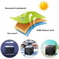 Water Tank Cover for IBC Container IBC Clay Barrel Protection Cover for IBC 1000L yellow
