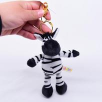 Pliušinis žaislas Gyvūnas Pliušinis Raktų pakabukas Vilkas Begemotas Koala Meškinas Miško gyvūnas Pakabukas Tigras Žirafa Mielas Animacinis black
