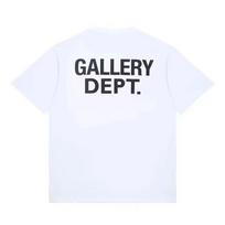 Gallery Dept Raidžių Spaudinys Grynos Medvilnės Trumpomis Rankovėmis Marškinėliai Amerikietiško Gatvės Stiliaus Laisvi Trumpomis Rankovėmis Didelio Dydžio Marškinėliai Unisex Unisex 4XL gray