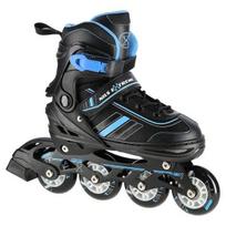 NILS Extreme _7288072 NH18191 2in1 BLACK-BLUE SIZE M. M(34-38) INLINE SKATES WITH D