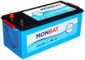 Akumuliatorius MONBAT EFB 12 V, 185 Ah, 1100 A, pliusas kairėje