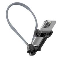 Neck universal phone holder Hoco K30 juodas pilkas