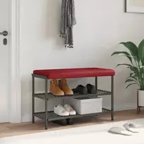 Suoliuko pagalvė Dirbtinė oda Vyno raudona Gylis 35 cm