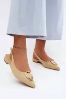 Boto Moteriški geltoni elegantiški bateliai