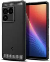Spigen tvirtas „Rugged Armor“ dėklas, skirtas „Sony Xperia 1 VIII“ - matinis juodas