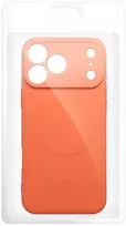Dėklas Oem Case for iPhone 18 Pro Max / 17 Pro Max Silicone Mag Cover compatible with MagSafe (camera protection) oranžinis